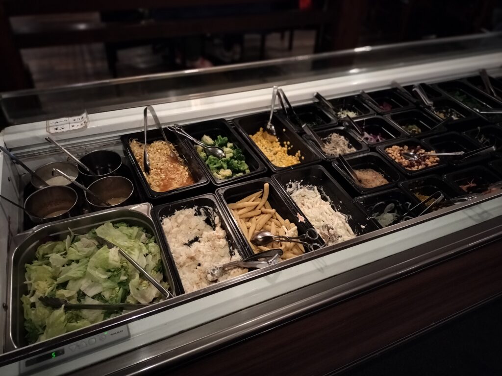 夜のステーキのあさくま サラダバー