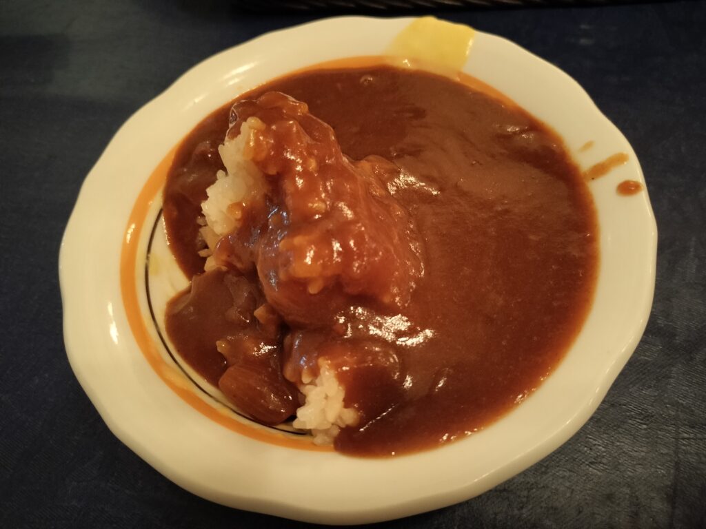 夜のステーキのあさくま カレー